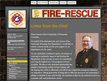 Tablet Screenshot of fairmountfd.org